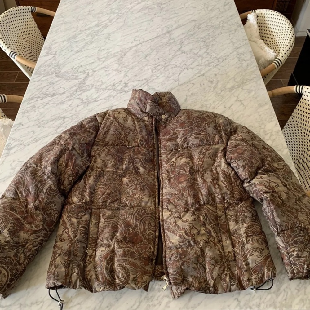 Bogner Paisley Down Ski Jacket 12/L